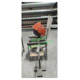 Makita Cutoff Saw Model 2414 on Metal Stand Makita Cutoff Saw Model 2414 on Metal Stand