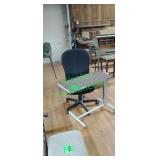 Adjustable Office Chair and Over Bed Table Adjustable Office Chair and Over Bed Table