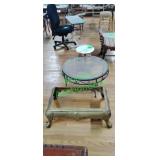 (2) Decorative Tables and Coffee Table Metal Frame (2) Decorative Tables and Coffee Table Metal Frame