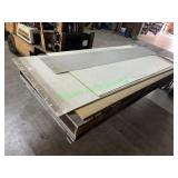(8) Assorted Sheets of .090 White FRP (8) Assorted Sheets of .090 White FRP