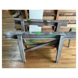 (2) Wooden Sawhorses (2) Wooden Sawhorses