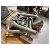 Assorted Metal Ducts and Electrical Components Assorted Metal Ducts and Electrical Components