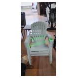(2) Plastic Adirondack Chairs (2) Plastic Adirondack Chairs
