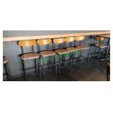 (5) Foldcraft Bar Chairs