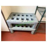 (2) 36"x22" Metro Plastic Dunnage Racks