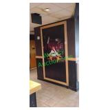 Large Chicken Print Attached to Wall