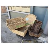 (7) Assorted Baskets