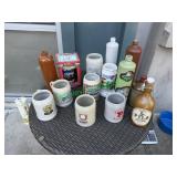 (8) Steins and Other Drink Containers in Group