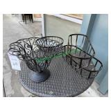 (4) Decorative Metal Baskets