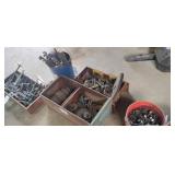 Bucket of Assorted Drill Bits, Boring Bits & More