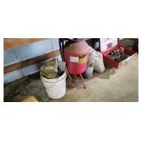40 Pound Sand Blast Pot, Media and Sandblast Gun