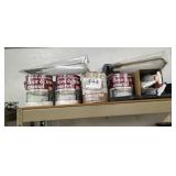 Remaining Paint and Related on Top Shelf