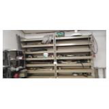 Contents of Two Shelf Units (Back Wall)