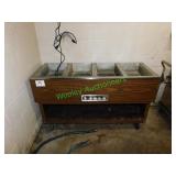 58" 4-Compartment Steam Table