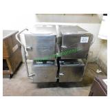 (4) Vollrath 22019 Elec. Warming Cabinets on Cart