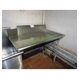 44"x30" Stainless Steel Dish Table