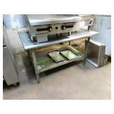 48"x30"x28" Stainless Steel Table