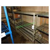 48"x24"x54" Aluminum Product Shelf