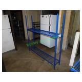 Aimco 5"x12"x64" Blue Metal Product Shelf