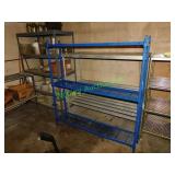 Aimco 5"x12"x64" Blue Metal Product Shelf