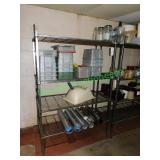 48"x24"x72" Metal Product Shelf (no contents)