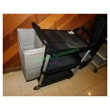 Plastic Bus Cart W/ Side Attachments