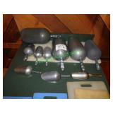 27"x12" HD Cutting Board & 7 Assorted Ice Scoops