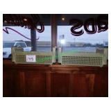 (2) Vollrathe 8 Slot Flatware Holder