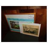 (2) Arkansas Prints & Frame