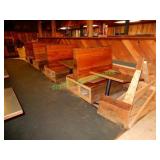 (3) Sections Built in Booth Seating