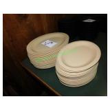(40) Plastic Oval Platters 12" & 9.5"