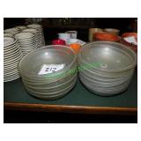 (14) Plastic Salad Bowles