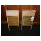 (2) Antique Wash Boards