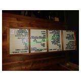 66"x24" Menu Board