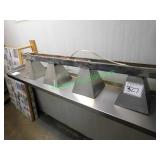 4-Bulb Stainless Steel Warming Topper