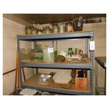 Assorted Items on 3 Shelves (see pics)