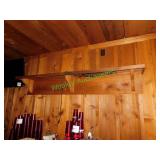 (4) Wooden Wall Shelves in Main Dining Room