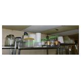 Assorted Jars, Glass & Tupperware in Group