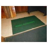 67"x43" Green Rug