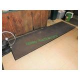 114"x33" Brown Runner Rug