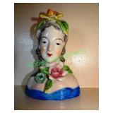 Porcelain female figurine