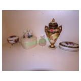 5 decorative jewelry boxes & containers
