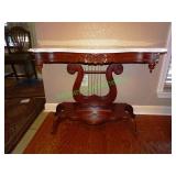 side piece marble top table & two matching tables