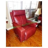 Red La-Z-Boy rocking recliner