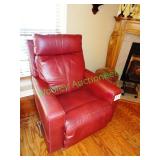 Red La-Z-Boy rocking recliner