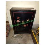 Oriental style decorative cabinet