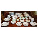 Complete Thames "Moss Rose" China Set
