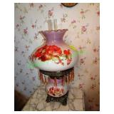 Vintage style floral lamp