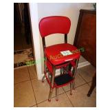 Red chair - step stool