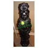 Standing female Buddhist statue